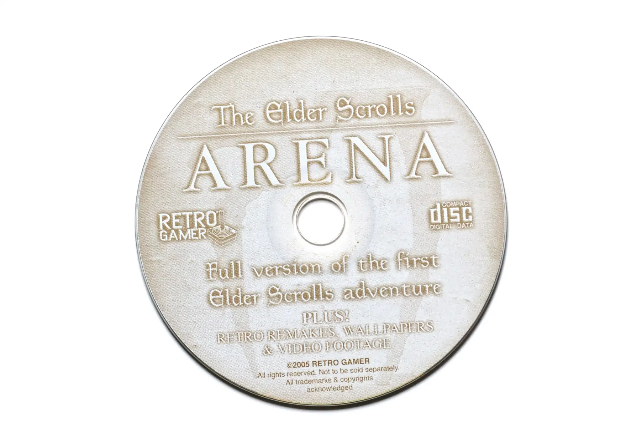 Photo of the content of The Elder Scrolls: Arena (2006, PC, UK, Retro Gamer) Photo of the content of The Elder Scrolls: Arena (2006, PC, UK, Retro Gamer); developed by Bethesda Softworks LLC, published by live Publishing International Ltd; Hi-res 3D box available at https://bigboxcollection.com