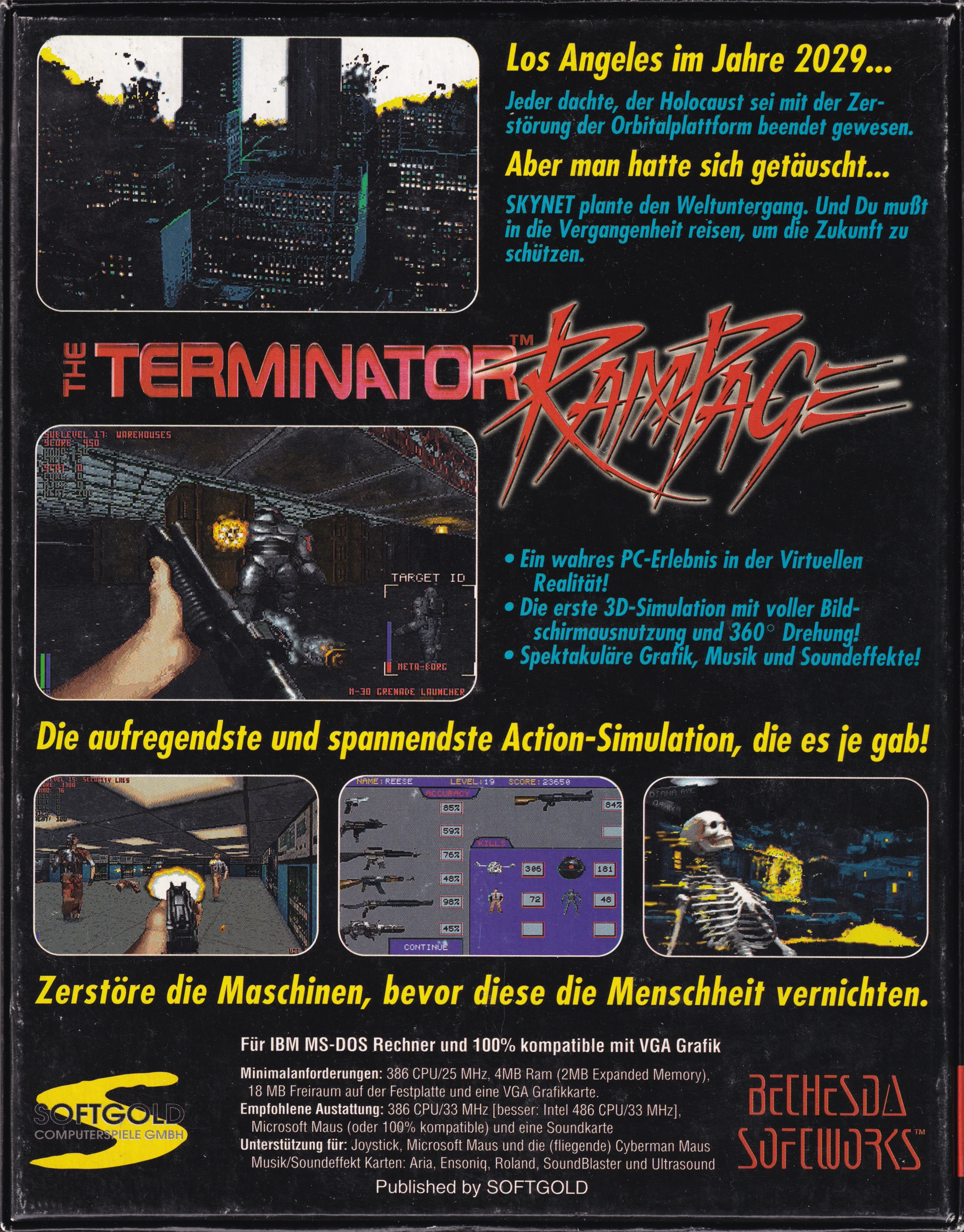 Big Box Collection: The Terminator: Rampage (1993, PC, DE)