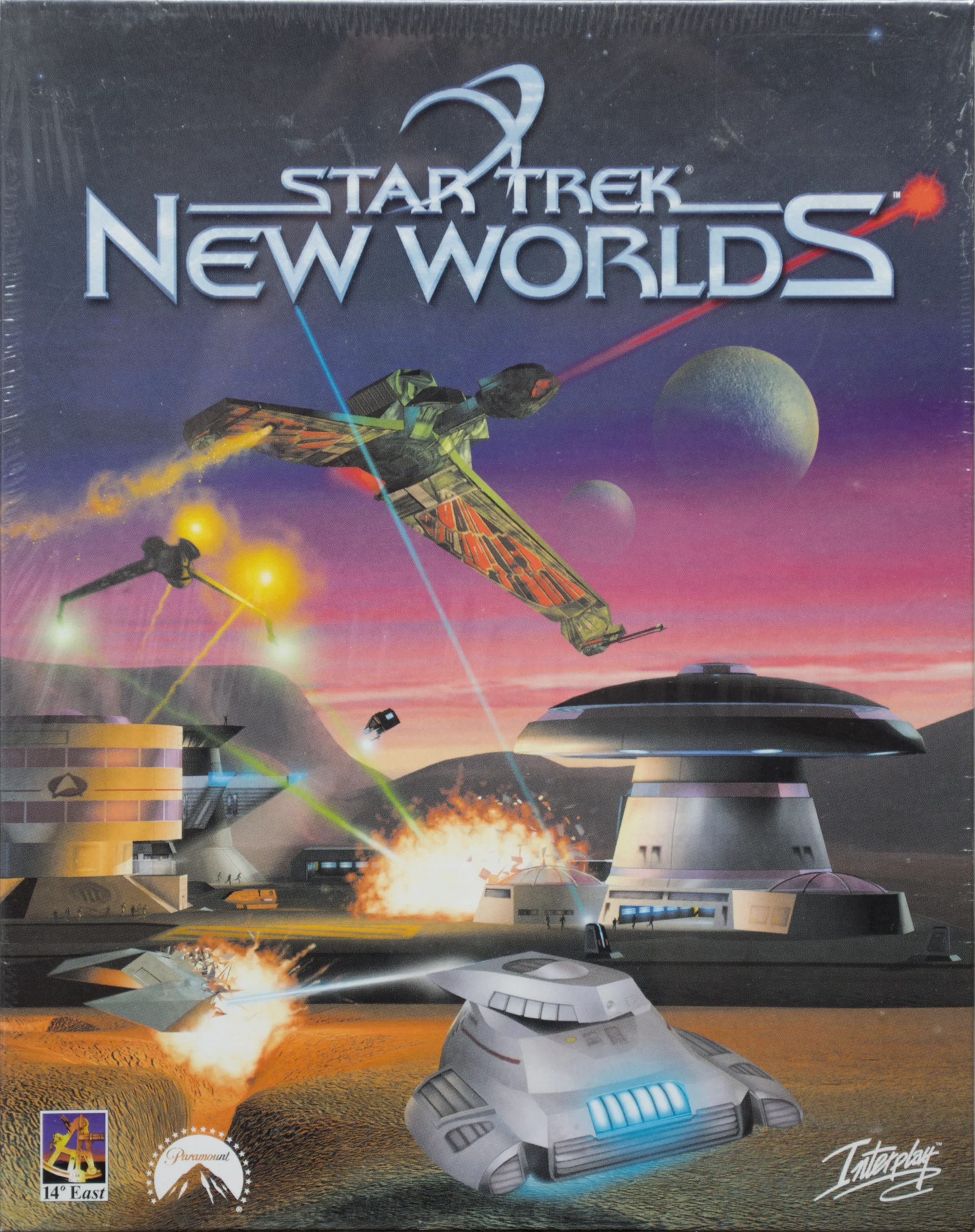 Star Trek New Worlds Sur PC - Version Anglaise - Big Box Avec Notice - Bon État